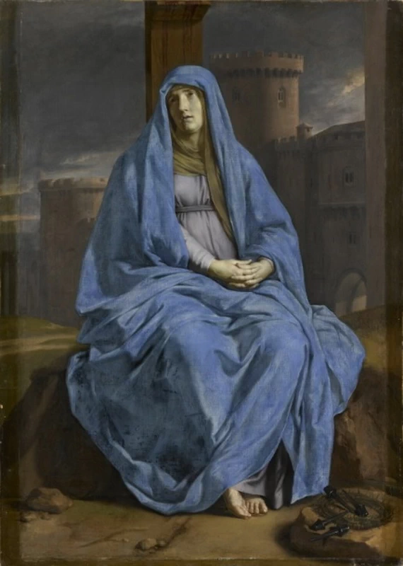 La Vergine addolorata - Louvre, Parigi